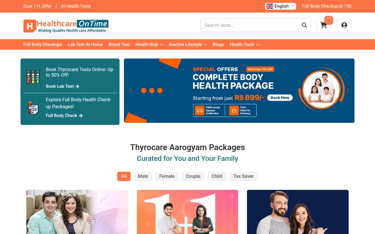 HealthcareOnTime – HTML to WordPress Migration & AI Tools