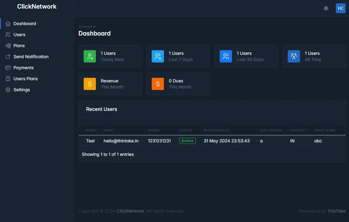 Affiliate Tracking SaaS Platform